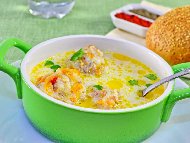 Рецепта Арменска супа с кюфтета (супа топчета)
